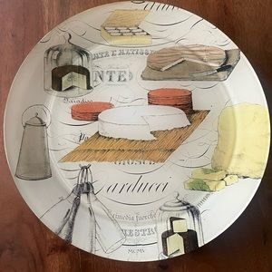 John Derian original decoupage plate signed 13”